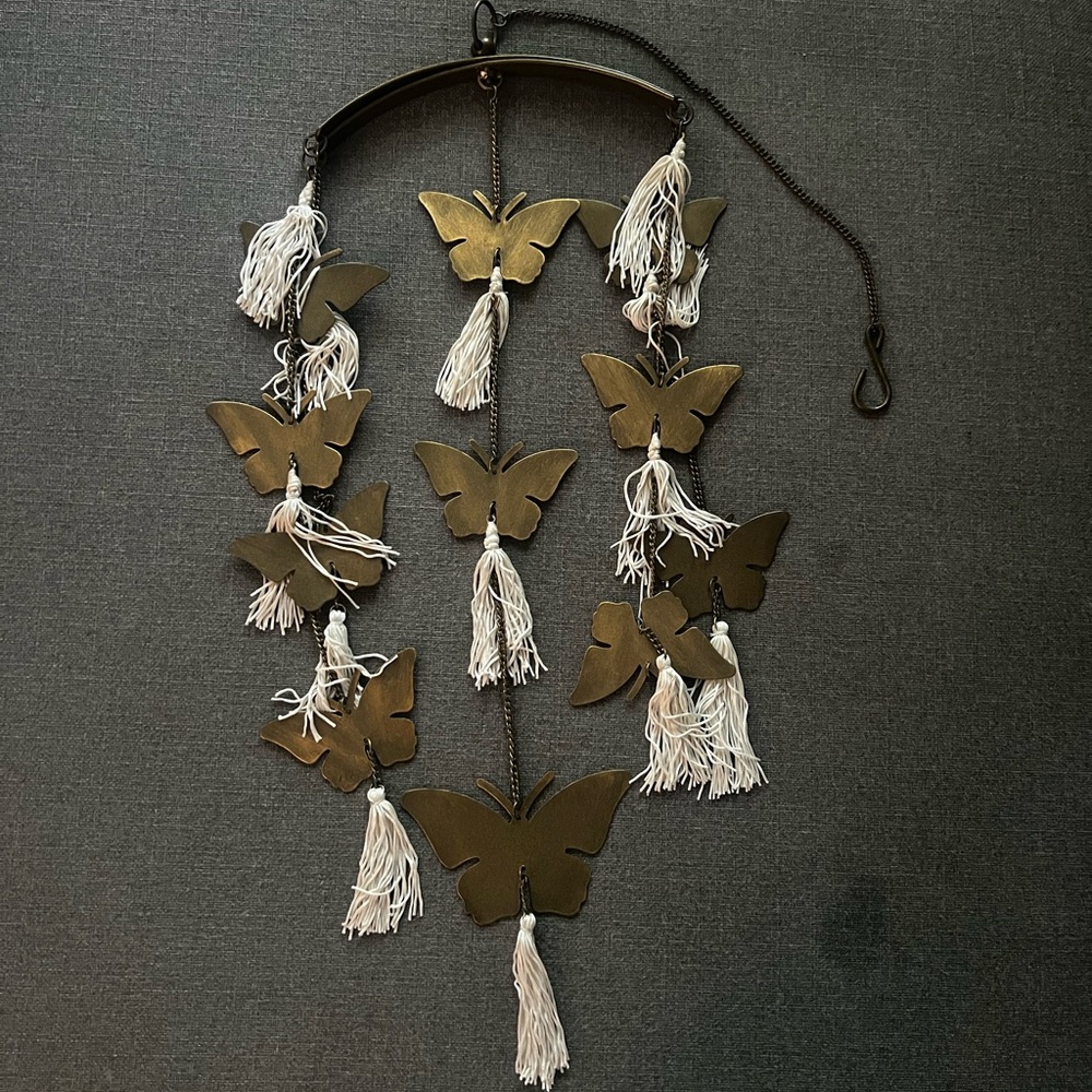 Butterfly mobile with Tassels